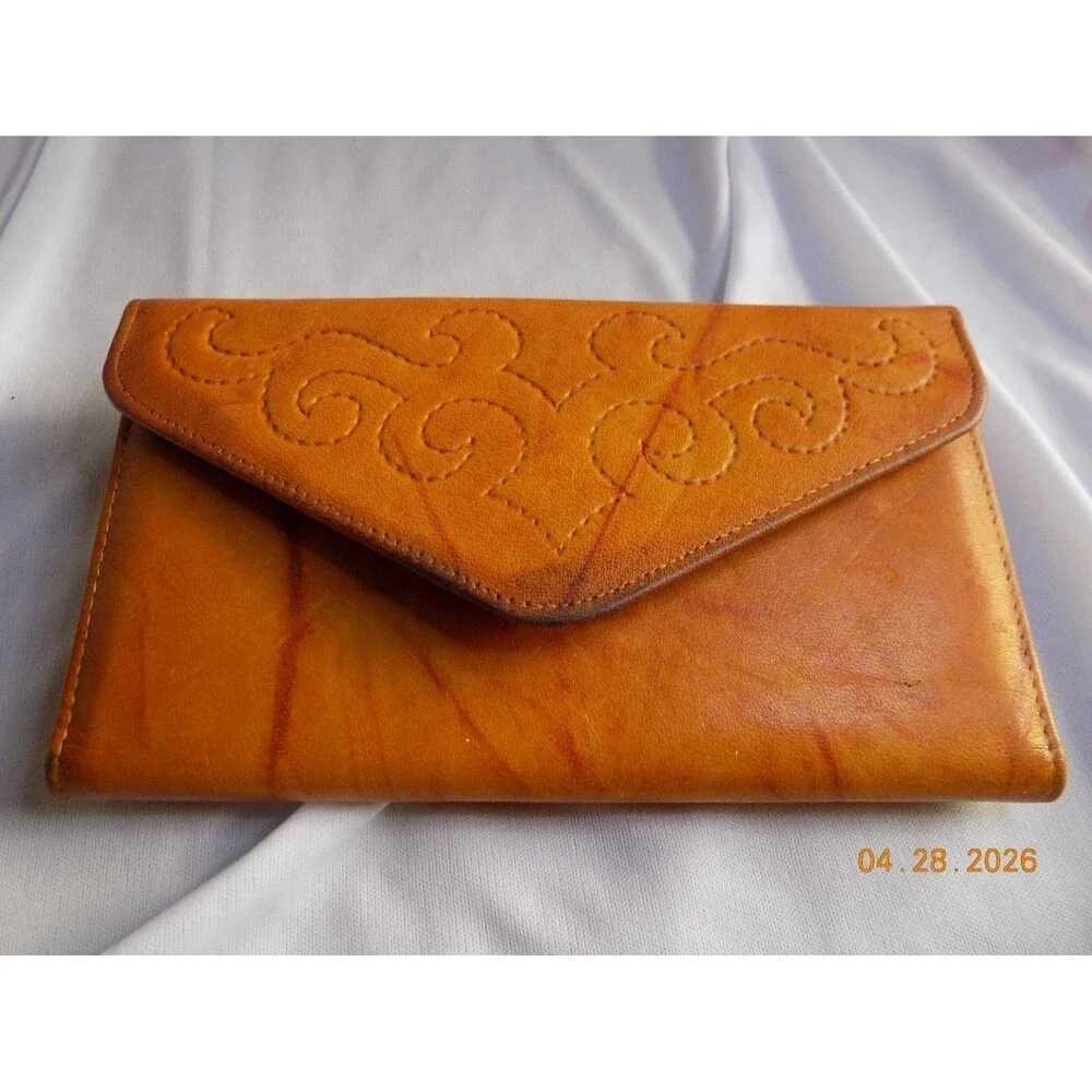 Vintage Princess Gardner women's cowhide wallet clutch